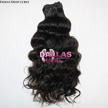 Indian Curly Bundle 100% Raw Virgin Indian Hair