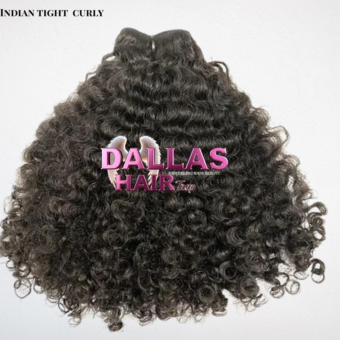 Indian Curly Bundle 100% Raw Virgin Indian Hair
