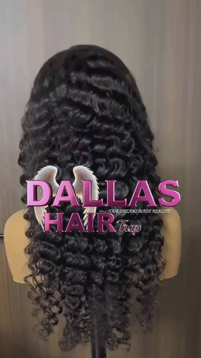 Curly 13x6 HD lace Wig 100% Virgin Cambodian hair