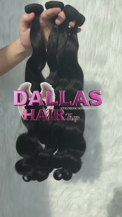 3) Straight/BodyWave DD Bundles 14A 100%Virgin Vietnamese Hair